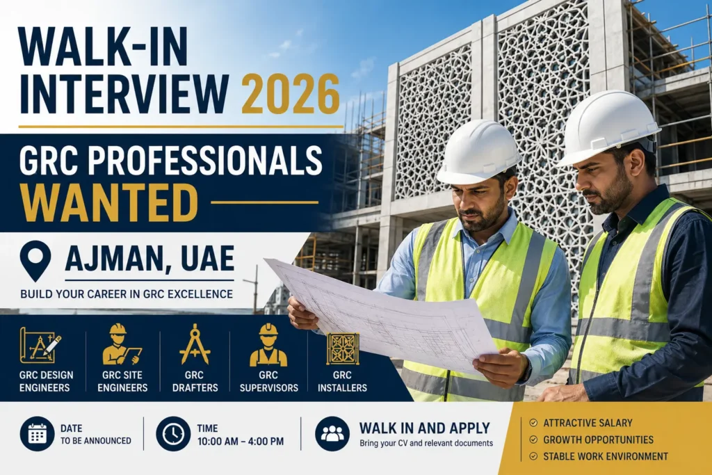 Arabian Cladding Industry LLC Walk-In Interview