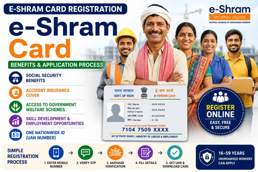 E-Shram Card Registration