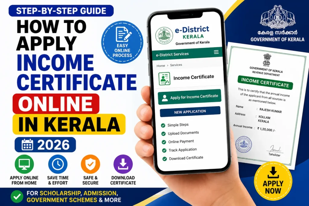 How to Apply for Income Certificate Online