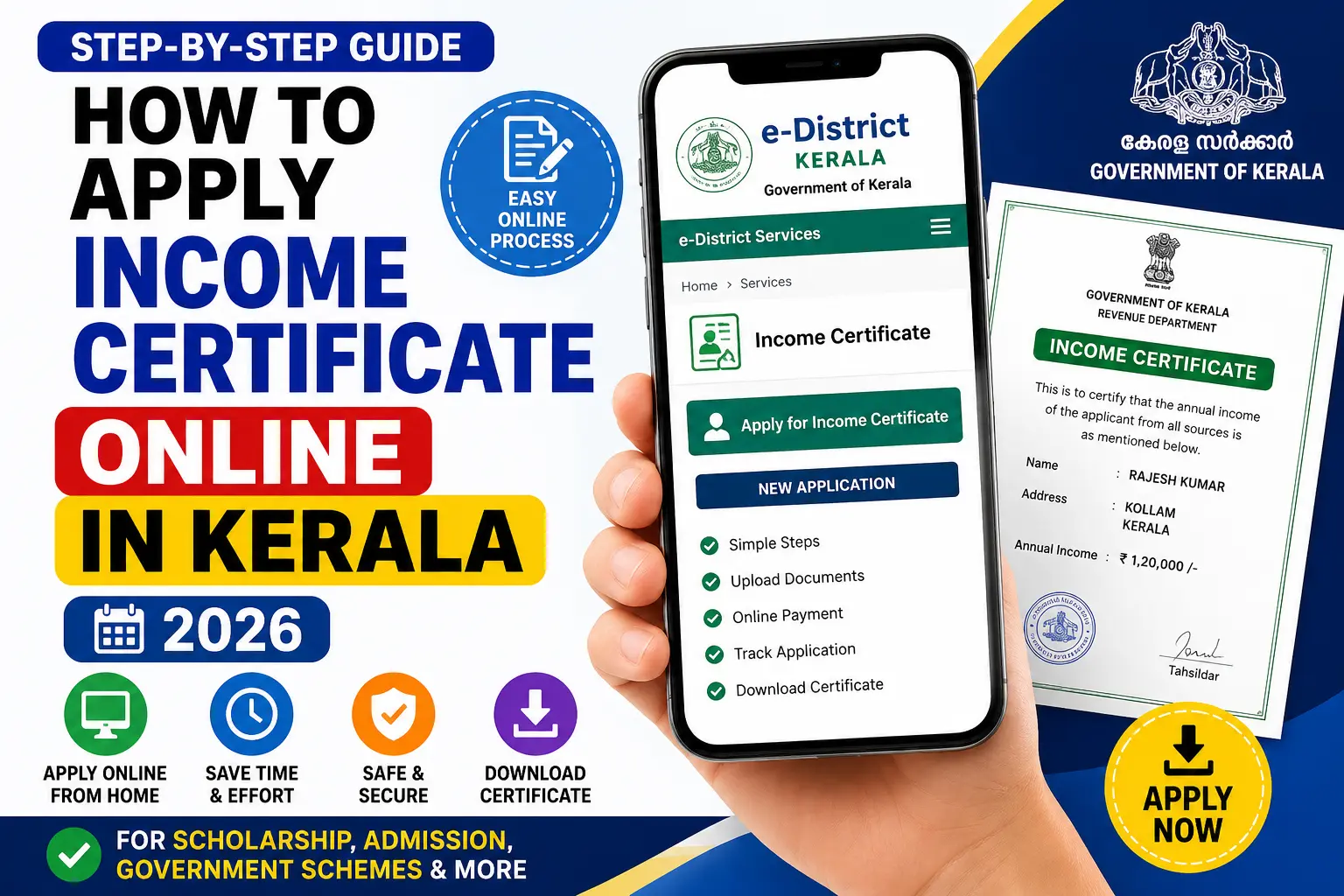 How to Apply for Income Certificate Online